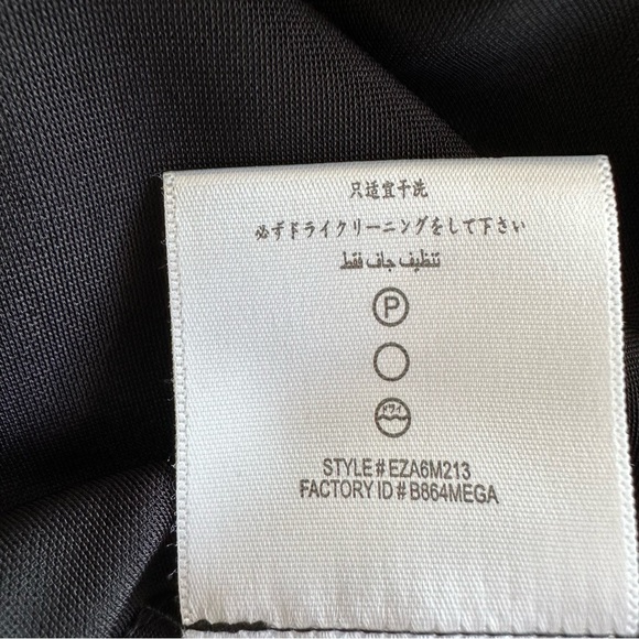 NWT BCBGmaxazria Stretch bofycon dresses black M ruched - Picture 13 of 16